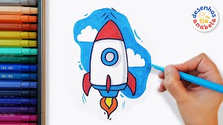 Space Ship and Astronaut | Drawing for Kids by Desenhos da Tia Anabela 83 views 3 months ago 8 minutes, 34 seconds