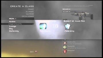 MW2 Custom Class Setup , SCAR-H