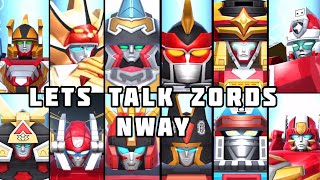 Power Rangers Legacy Wars lets talk Zords Nway