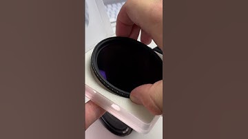 K&F Concept Variable ND Filter 2-400 Mounting on Lens ASMR #shorts