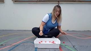 CCI JOANA DE CUSA - UNID. I - BERÇÁRIO II / ATIVIDADE: PESCARIA COM TAMPINHAS