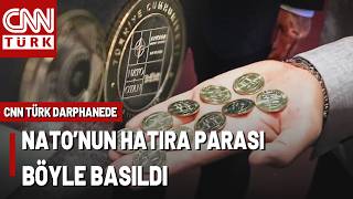 Bu Madeni Para NATO'dan Hatıra Kalacak! CNN TÜRK Darphanede: İşte NATO Anısına Basılan 5 TL