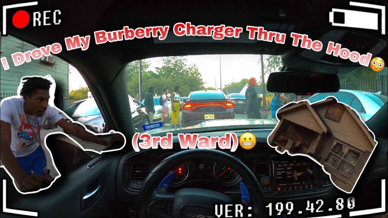 I Drove My Burberry Charger Thru The Hood!!😳(3rd Ward)😬 YouTube