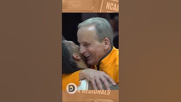 Rick Barnes wipes away tears on Senior Day