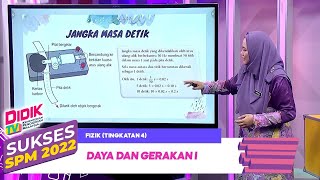 Sukses SPM (2022) | Fizik (Tingkatan 4): Daya dan Gerakan I