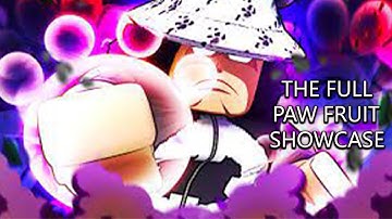 NEW PAW FRUIT SHOWCASE IN Project New World | Roblox