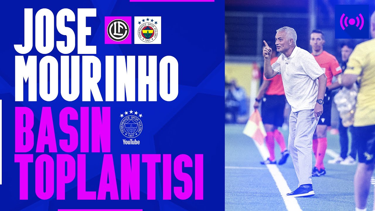 Teknik Direktörümüz Jose Mourinho'nun Maç Sonu Basın Toplantısı | FC Lugano 3-4 Fenerbahçe