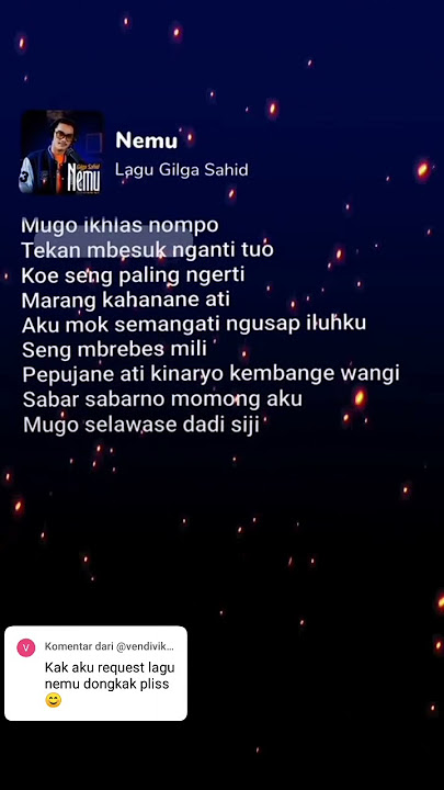 LIRIK LAGU NEMU #liriklagu #nemu #fyp #nemu #lagujawa #lagujawasedih #lagujawakeren #jawapride