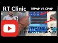 RT Clinic: Bipap vs CPAP - Explanation of Setting and Waveforms