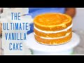 THE SCIENCE BEHIND HOW TO MAKE THE ULTIMATE BEST VANILLA CAKE PERFECT FOR STACKING || Janie's Sweets