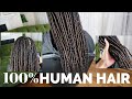 100% Human Hair Goddess Locs Tutorial x Loc Extensions