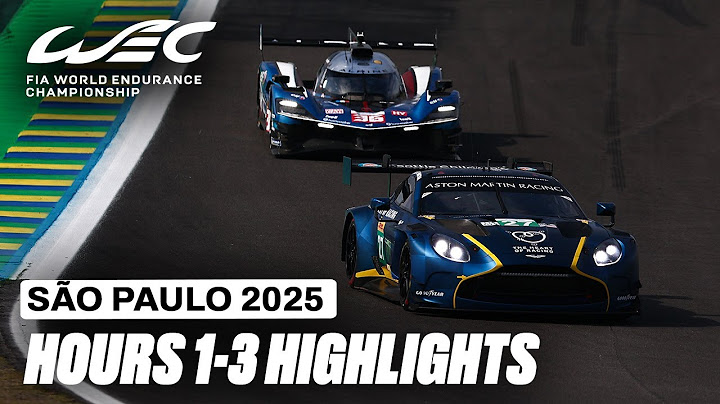 First Half Highlights | Rolex 6 Hours of São Paulo 2025 | FIA WEC