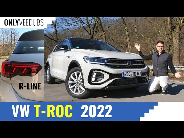 VW T-Roc 2022 Facelift - Full Review on Newely revised Cross Over from VW  with R-Line Trim ! 