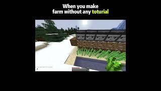 Without Tutorial #minecraft #minecraftmemes #shorts