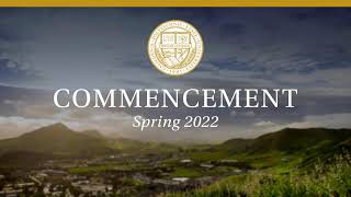 Cal Poly Spring Commencement 2022 4:30pm Saturday