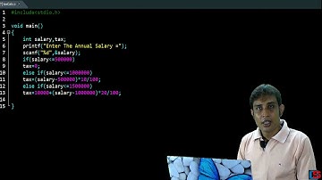 Tax Calculation Program in C Language using if-else-if statement.(Part-12)