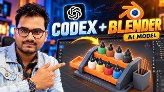Connect Codex to Blender with MCP | Full Setup + AI 3D Modeling screenshot 1