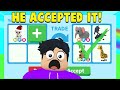 TRADING NEON DALMATIAN IN RICH ADOPT ME SERVER (Roblox trade proof)