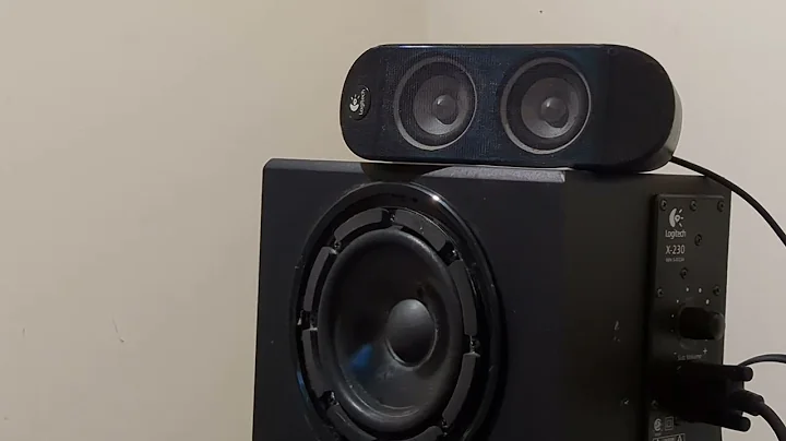 Logitech x-230.    18 years later sound test