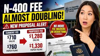🚨 USCIS N-400 Fee Increase 2026? New Proposal Could Raise Citizenship Fees to $1,330!