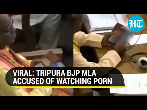 Shameful': BJP MLA caught watching porn in Tripura assembly; Cong demands  action - YouTube