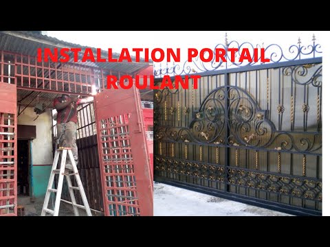 Installation portail roulant??