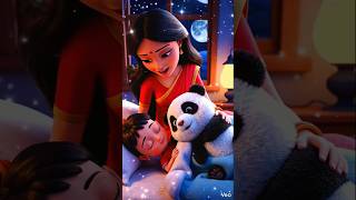 🌙✨ Panda and Tutu Bedtime Lullaby 🐼👶💤 #shorts #cartoon #youtubeshorts #baby