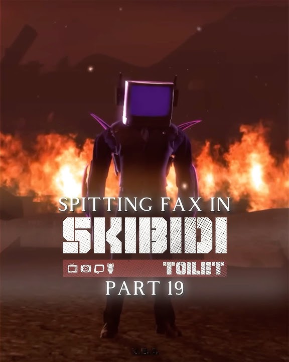 Spitting fax in skibidi toilet part 19 #skibiditoilet #shorts #skibidi #edit #facts