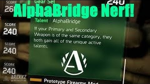 The Division | 1.6 AlphaBridge Nerf! | My Thoughts to the Changes!
