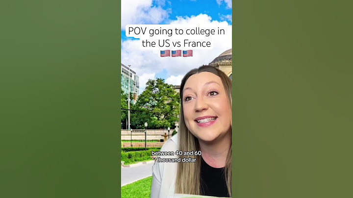 college US vs France #usa #american #france #french #cultureshock #livingabroad #college #admissions