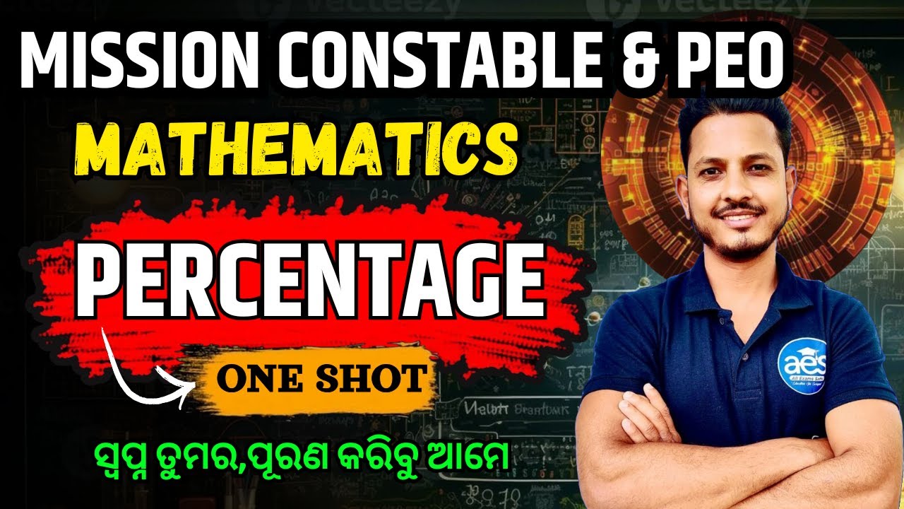 COMPLETE PERCENTAGE IN ONE SHOT | Percentge Math Tricks and Concept By Manas Sir/Percentage ONE SHOT