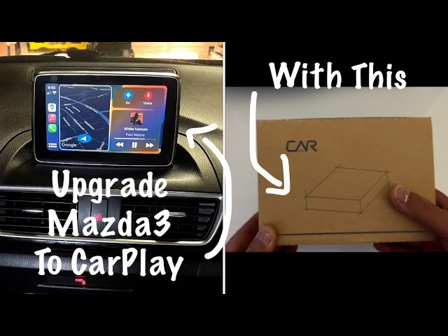 Carplay Android Auto USB Adapter Hub Solution for Mazda, Plug and play 