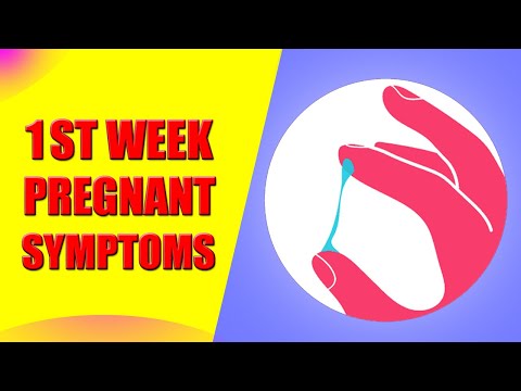 1 Week Pregnant Symptoms – Sign of Pregnancy in 1 Week || Baby Size and Ultrasound Belly