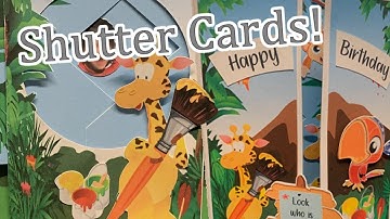 Shutter Card from Start to Finish - NO DIES NEEDED!