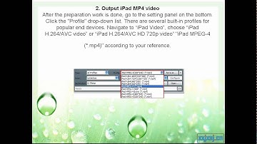 iPad Video Converter - How to convert videos to iPad format. Play all video formats on the iPad..flv