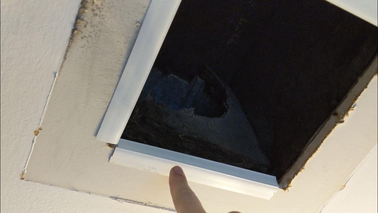 Fixing a Loose Ceiling Vent Register YouTube