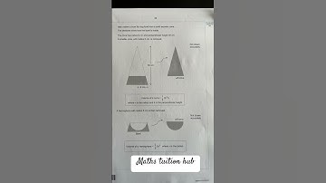 GCSE Question - volume of a cone and a sphere #gcse #maths #gcse2024 #igcse #igcsemaths #volume