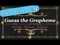 Guess the Grapheme Quiz