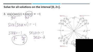 Day 3 Solving Trig Equations gcf sqrt VIDEO