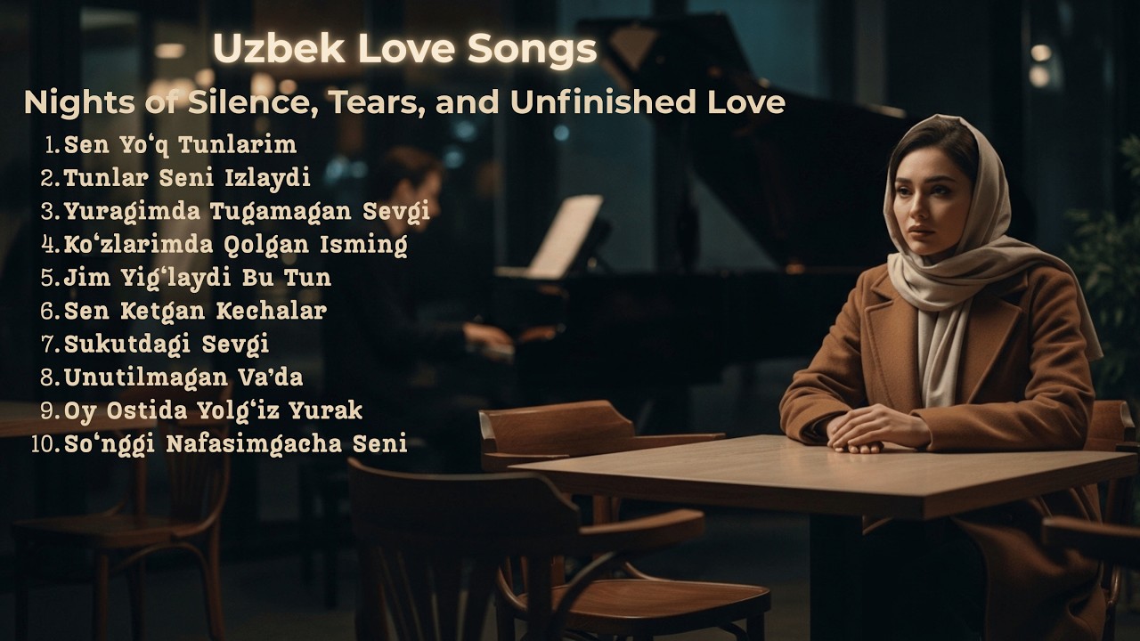Uzbek Sad Pop Songs — Emotional Love Ballads from Uzbekistan | Sen Yo‘q Tunlarim