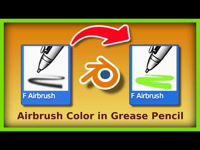 FIXED] Blender Grease Pencil Airbrush and Soft Pencil Black Color  regardless of Material Chosen 