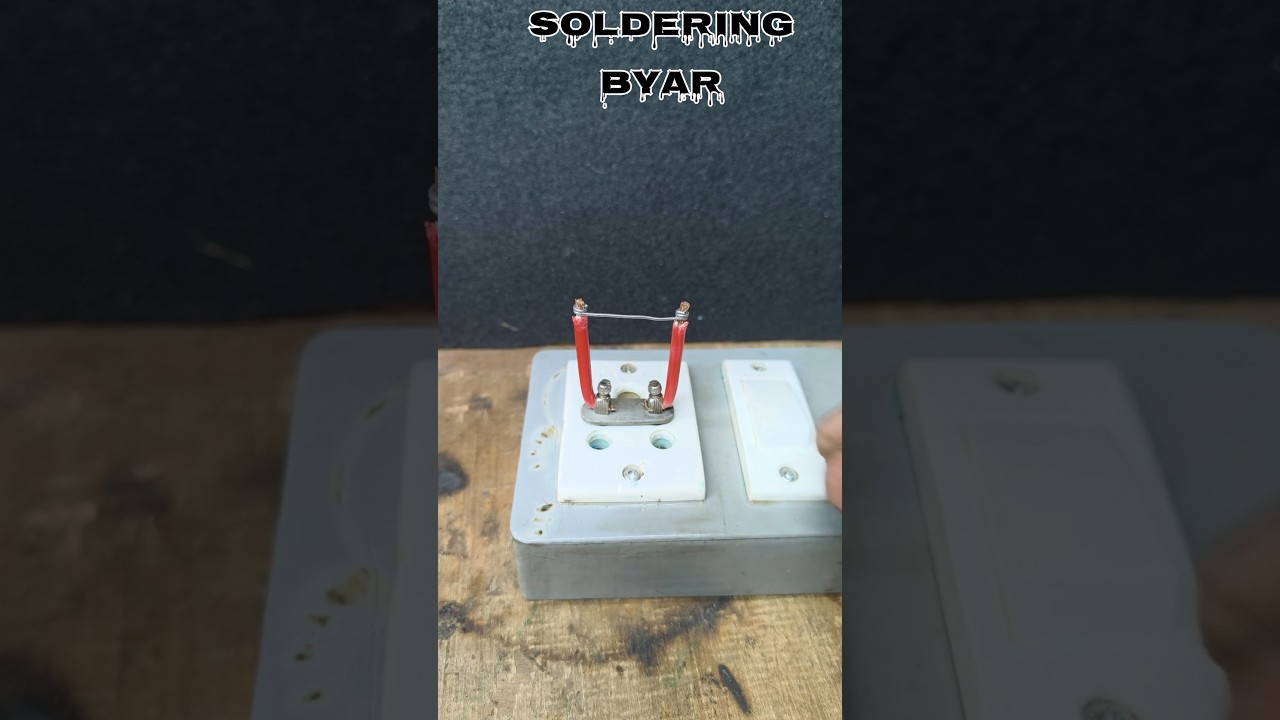 ❣️🥰🥰soldering wire ke sath 240 volt se experiment