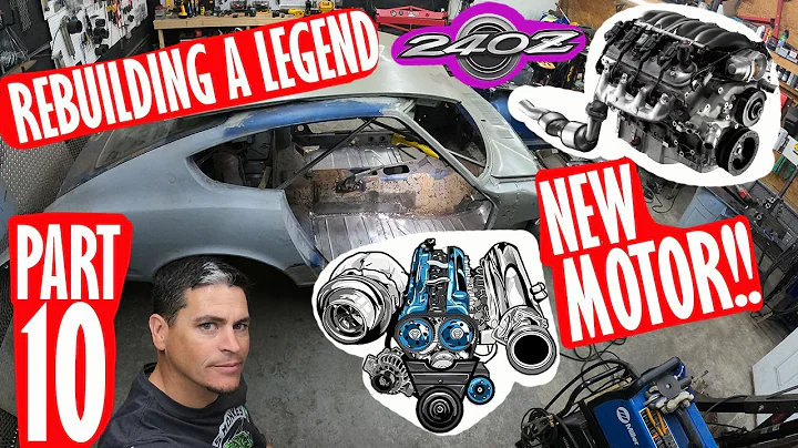 Rebuilding a Legend 240z (PART 10) NEW MOTOR!!! & DRAG STRIP