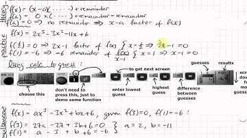 A level Maths (C2 Edexcel): Factor and Remainder Theorem by sickmafs.co.uk