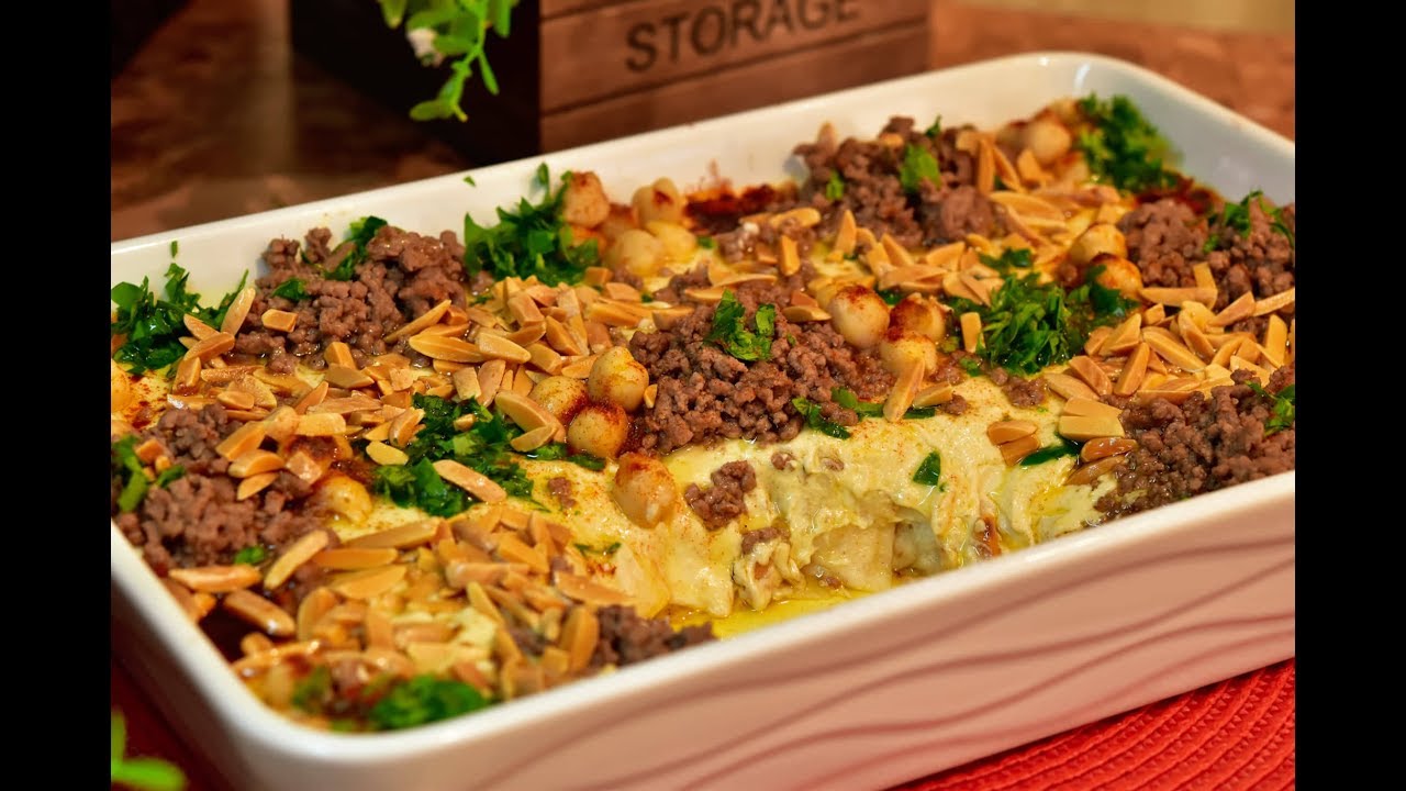 فتة الحمص بطريقه مميزه ومكونات متوفره من الذ الوصفات الي ممكن تعملوها Chickpeas crumb