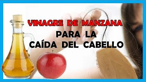 ¿Cómo ayuda el vinagre de sidra de manzana contra la caída del cabello?