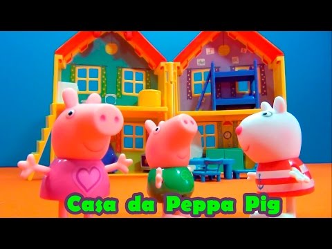 3 Casas da Peppa Pig lindas! Escolha 1 e vamos brincar! #peppapig