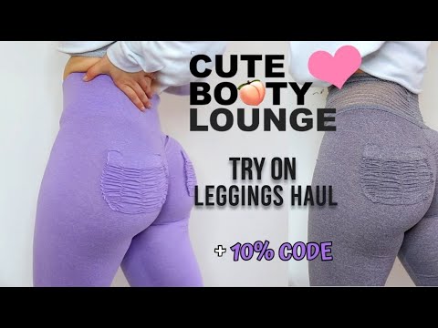 CUTE BOOTY LOUNGE LEGGINGS TRY ON HAUL