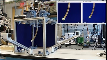 Trajectory Tracking Using a Multi-tendon Continuum Robot with Stereo Vision and 3D Reconstruction