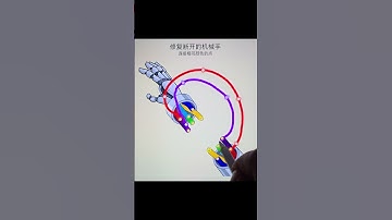 Repair broken robot arm  Connect dots of the same color #asethetic #game #viral #shorts